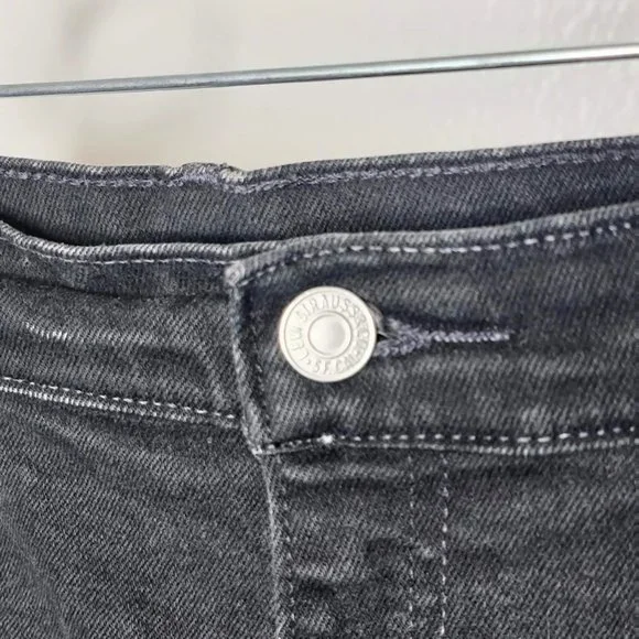 Levi's 550 Vintage 90s Women's Relaxed Fit Tapered Leg Black Jeans Size 16 - Picture 3 of 9